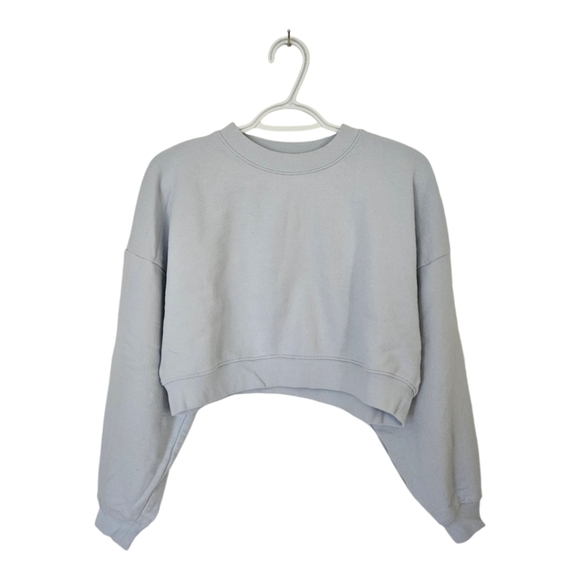 OAK + FORT Sweaters - Oak and Fort cropped crew neck sweater
